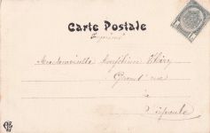 CHAMOUIN, KÜNSTLER SIGNIERT, JUGENDSTIL,LAE PERLE F. Chamovin, Vintage-Postkarte
