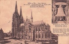 Ansichtskarte Köln a. Rh., Kaiserglocke und Dom