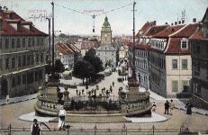 Ansichtskarte Gotha, Hauptmarkt