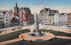 POLSKA Polen - GDAŃSK Danzig - Holzmarkt und Kriegerdenkmal