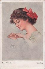 Postkarte Ansichtskarte Motive Kunst-Kultur " Ruab Gnischaf "