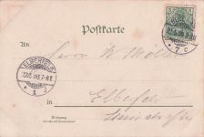 Historische Litho Postkarte Berlin ohne Strassenbahn Mai 1900 Patzenhofer Bier Jux