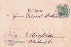 Alte Litho Postkarte 1906 Friedrichroda Schloss Reinhardsbrunn Thüringer Tracht