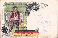 Litho Nieder mit dem tschechischen Staatsrecht, Der Deutsche Michel ist erwacht