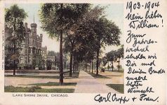 Lake Shore Drive Chicago USA Front/Back Scan