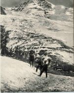 Eigergletscher mit Mönch - Bergsteiger