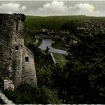 Volmarstein an der Ruhr - Burgruine mit Ruhrtal und Wetter