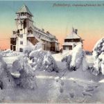 Fichtelberg - Unterkunftshaus im Winter