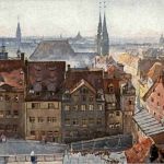 Nürnberg - Blick von der Burg - Künstler Franz Schmid
