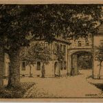 Baden-Baden-Lichtental - Klosterhof - Künstler Schleh