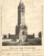 Gruss aus dem Grunewald - Kaiser Wilhelm-Thurm auf dem Karlsberg