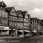 Uelzen-Hann. - Giebelhäuser in der Lüneburgerstrasse