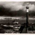 Warnemünde - Auslaufende dänische Fähre