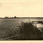 Blick von Altefähr nach Stralsund