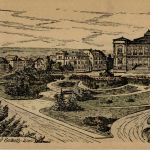 Verschwundenes Weimar - Anlage vor Museum - Künstler Kurt Halboth