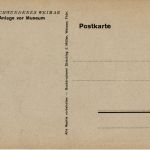 Verschwundenes Weimar - Anlage vor Museum - Künstler Kurt Halboth