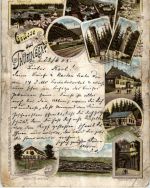 Gruss aus Thüringen - Arnstadt - Oberhof - Litho