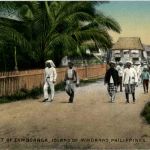 Island of Mindanao - Side street of Zamboanga Philippines