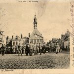 Marktplatz in Peronne - Feldpost