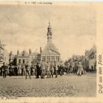 Marktplatz in Peronne - Feldpost