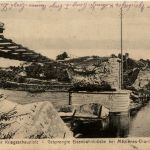 Gesprengte Eisenbahnbrücke bei Mezieres-Charleville