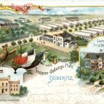Gruss vom Truppen Übungsplatz Döberitz - Litho