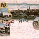 Gruss aus Werl - Litho