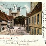 Gruss aus Gandersheim - Markt mit Stiftskirche