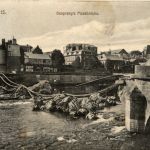 Gesprengte Maasbrücke