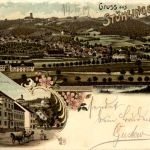 Gruss aus Stühlingen in Baden - Litho