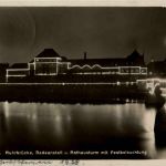 Mülheim Ruhr - Badeanstalt mit Festbeleuchtung