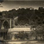 Isartal Grünwald mit Brücke