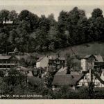 Schwarzburg in Thüringen - Blick zum Schlossberg