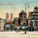 München - Lenbachplatz mit Synagoge