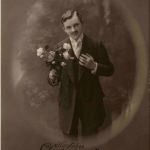Geburtstag - Mann mit Blume
