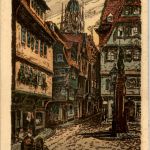 Frankfurt - In der Saalgasse - Künstler D. Müller