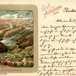 Gruss vom Achensee - Litho