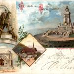 Gruss vom Kyffhäuser - Litho