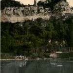 Partie an der Rudelsburg an der Saale