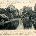 Bocholt - Partie von der Brücke auf die Aa