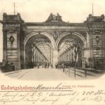 Gruss aus Ludwigshafen - Portal der Rheinbrücke