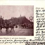Berlin - Kaiser Wilhelm II auf einem Spazierritt