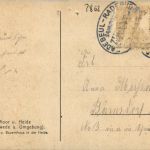 Worpswede - Landstrasse und Bauernhaus