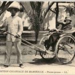 Exposition Coloniale de Marseille - Pousse-pousse