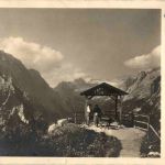 Zugspitze vom Schachen Pavillon