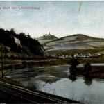 Kahla - Blick nach der Leuchtenburg