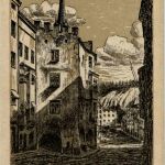 Wasserburg am Inn - Blick zum Marienplatz