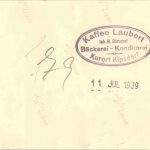 Kipsdorf - Sommersaison 1939 - Kaffee Laubert