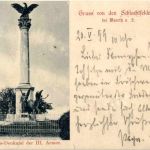 Gruss von den Schlachtfeldern bei Wörth