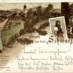 Gruss aus dem Schwarzwald - Litho St.Georgen